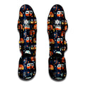 Caravan Camping Pattern Print Muay Thai Shin Guards