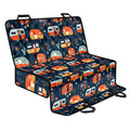 Caravan Camping Pattern Print Pet Car Back Seat Cover