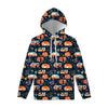 Caravan Camping Pattern Print Pullover Hoodie