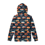 Caravan Camping Pattern Print Pullover Hoodie