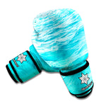 Caribbean Ocean Print Boxing Gloves