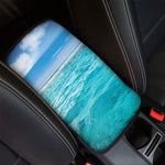 Caribbean Ocean Print Car Center Console Cover