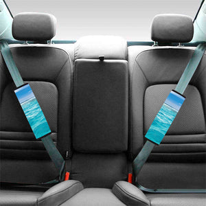 Caribbean Ocean Print Car Seat Belt Covers