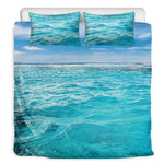 Caribbean Ocean Print Duvet Cover Bedding Set