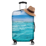 Caribbean Ocean Print Luggage Cover