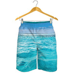 Caribbean Ocean Print Men's Shorts