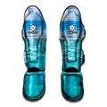Caribbean Ocean Print Muay Thai Shin Guards