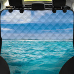 Caribbean Ocean Print Pet Car Back Seat Cover