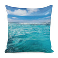 Caribbean Ocean Print Pillow Cover