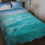 Caribbean Ocean Print Quilt Bed Set