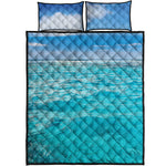 Caribbean Ocean Print Quilt Bed Set