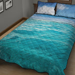 Caribbean Ocean Print Quilt Bed Set