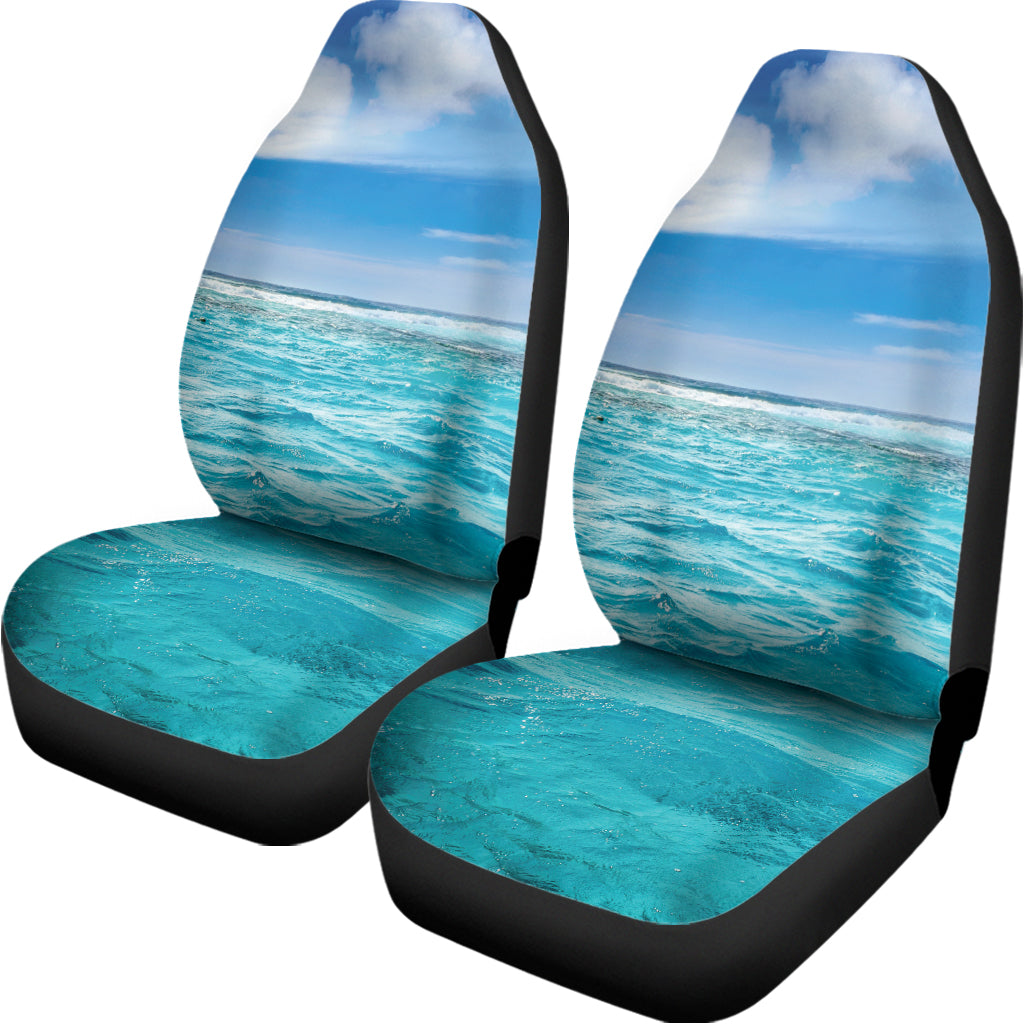 Caribbean Ocean Print Universal Fit Car Seat Covers