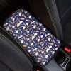 Carrot And Rabbit Pattern Print Car Center Console Cover