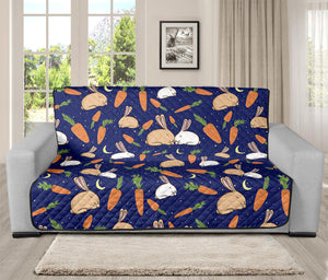 Carrot And Rabbit Pattern Print Futon Protector