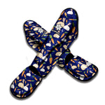 Carrot And Rabbit Pattern Print Muay Thai Shin Guard