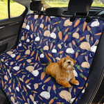 Carrot And Rabbit Pattern Print Pet Car Back Seat Cover