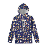 Carrot And Rabbit Pattern Print Pullover Hoodie