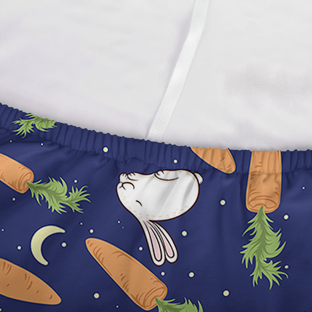 Carrot And Rabbit Pattern Print Sofa Cover