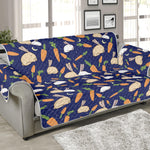 Carrot And Rabbit Pattern Print Sofa Protector