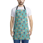 Cartoon Air Balloon Pattern Print Apron