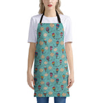 Cartoon Air Balloon Pattern Print Apron