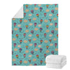 Cartoon Air Balloon Pattern Print Blanket