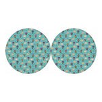 Cartoon Air Balloon Pattern Print Car Coasters