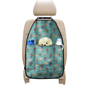 Cartoon Air Balloon Pattern Print Car Seat Organizers