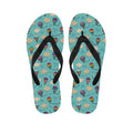 Cartoon Air Balloon Pattern Print Flip Flops