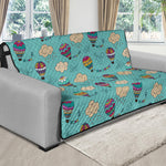 Cartoon Air Balloon Pattern Print Futon Protector