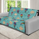 Cartoon Air Balloon Pattern Print Futon Protector