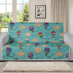 Cartoon Air Balloon Pattern Print Futon Protector