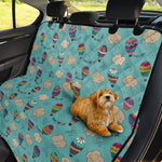 Cartoon Air Balloon Pattern Print Pet Car Back Seat Cover