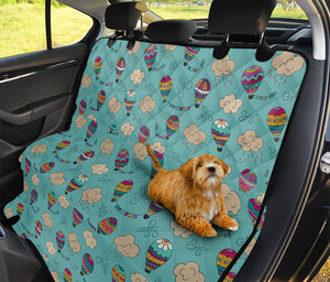 Cartoon Air Balloon Pattern Print Pet Car Back Seat Cover