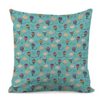 Cartoon Air Balloon Pattern Print Pillow Cover