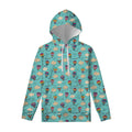 Cartoon Air Balloon Pattern Print Pullover Hoodie