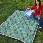 Cartoon Air Balloon Pattern Print Quilt