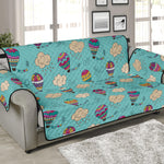 Cartoon Air Balloon Pattern Print Sofa Protector