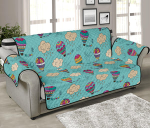 Cartoon Air Balloon Pattern Print Sofa Protector