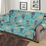 Cartoon Air Balloon Pattern Print Sofa Protector