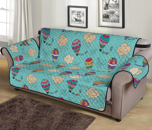 Cartoon Air Balloon Pattern Print Sofa Protector