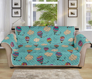 Cartoon Air Balloon Pattern Print Sofa Protector