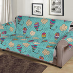 Cartoon Air Balloon Pattern Print Sofa Protector