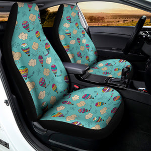 Cartoon Air Balloon Pattern Print Universal Fit Car Seat Covers