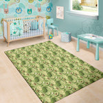 Cartoon Avocado Pattern Print Area Rug