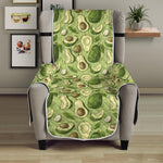 Cartoon Avocado Pattern Print Armchair Protector