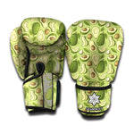 Cartoon Avocado Pattern Print Boxing Gloves