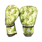 Cartoon Avocado Pattern Print Boxing Gloves