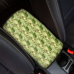 Cartoon Avocado Pattern Print Car Center Console Cover